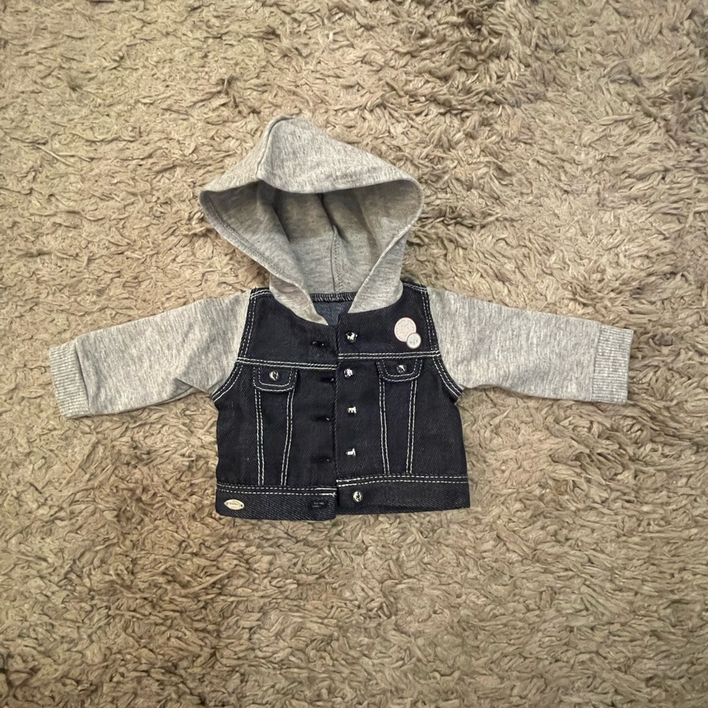 American Girl Truly Me Hooded Denim Jacket